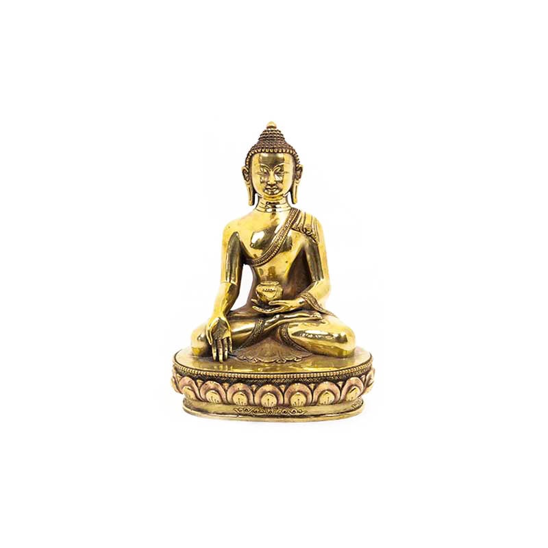Statue de bouddha 26 cm mudra du don et bol Statue de bouddha 26 cm mudra du don et bol