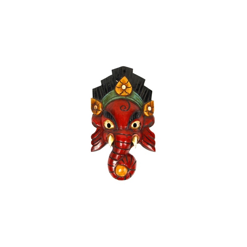 masque de ganesh rouge masque de ganesh rouge