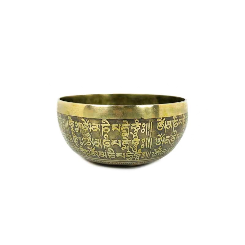bol chantant 7 métaux 3ème chakra et gravé mantra compassion bol chantant 7 métaux 3ème chakra et gravé mantra compassion