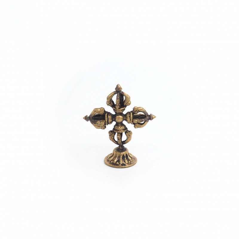 Double vajra sur pied fleur de lotus Double vajra sur pied fleur de lotus
