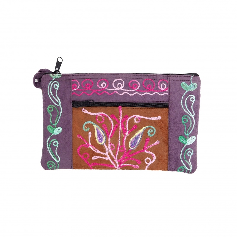 Trousse colorée mini sac en tissu imitation cuir Trousse colorée mini sac en tissu imitation cuir