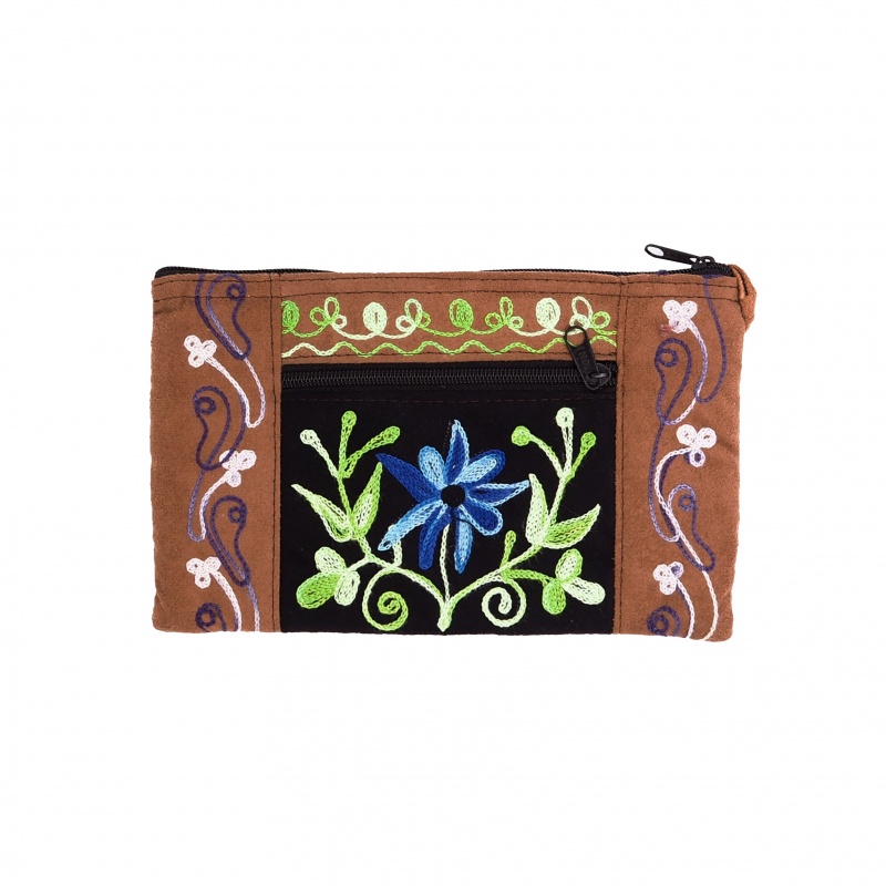 Trousse pochette multi-usage brodée Trousse pochette multi-usage brodée