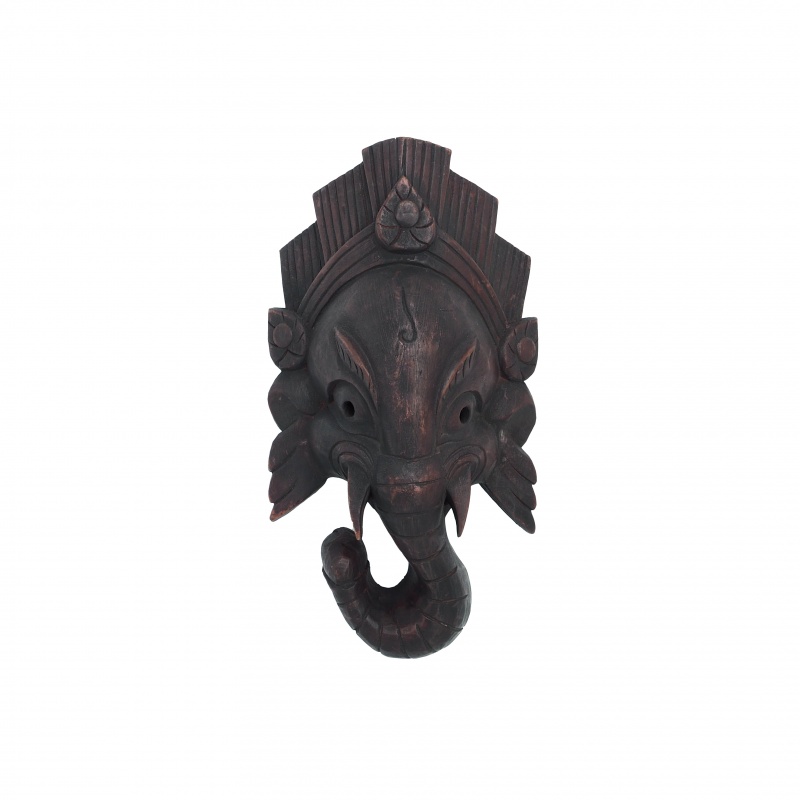 Masque de Baby Ganesh en bois Masque de Baby Ganesh en bois