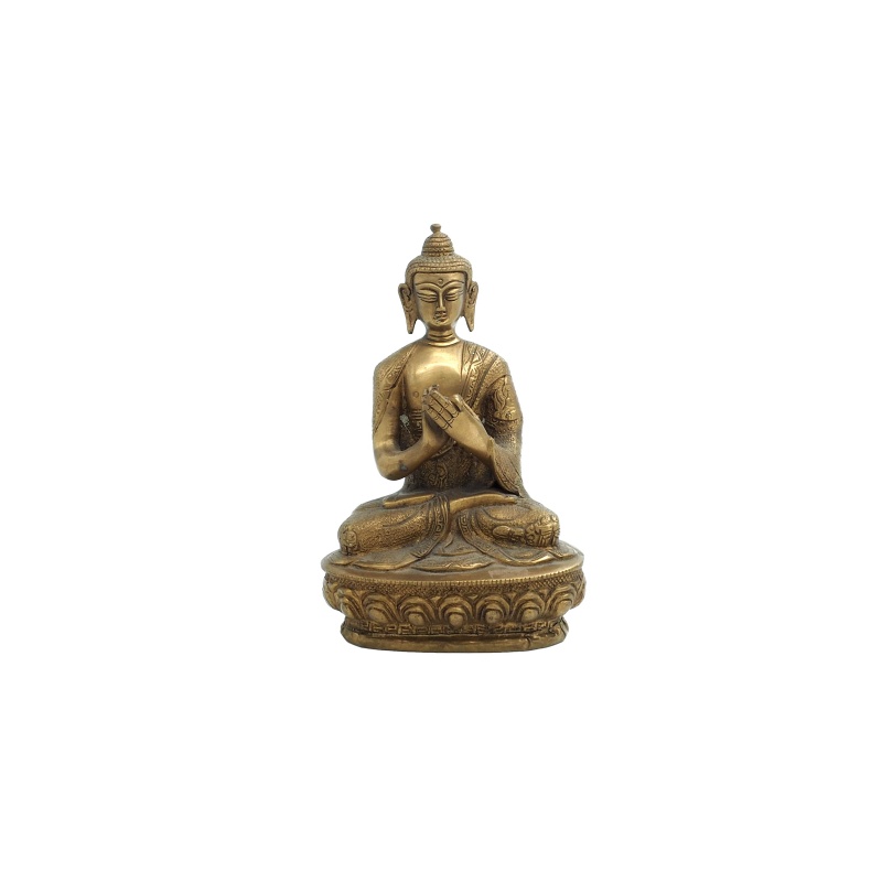 statue Bouddha de l'Enseignement, roue du Dharma statue Bouddha de l'Enseignement, roue du Dharma