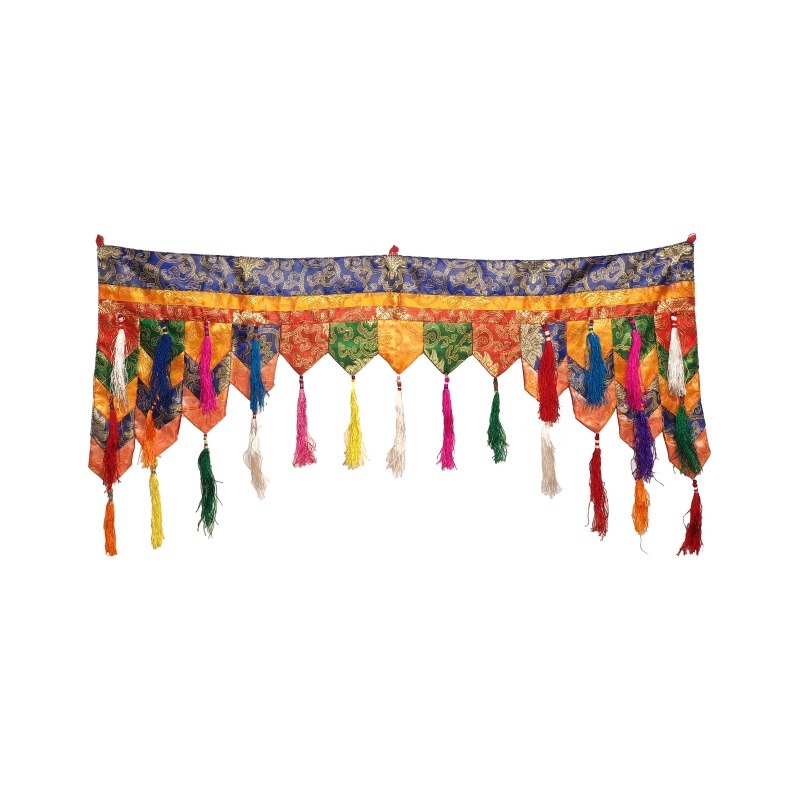 Bandeau de porte tibétain protection et bénédiction Bandeau de porte tibétain protection et bénédiction