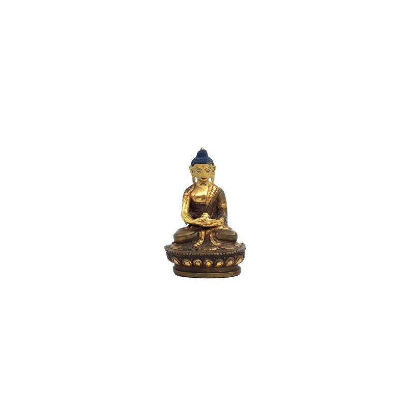 Statue Bouddha Méditation Amitabha demi-or Statue Bouddha Méditation Amitabha demi-or