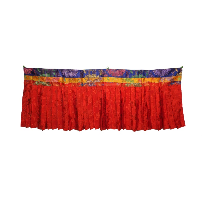 Tenture haut de porte tibétain en tissu - protection Tenture haut de porte tibétain en tissu - protection