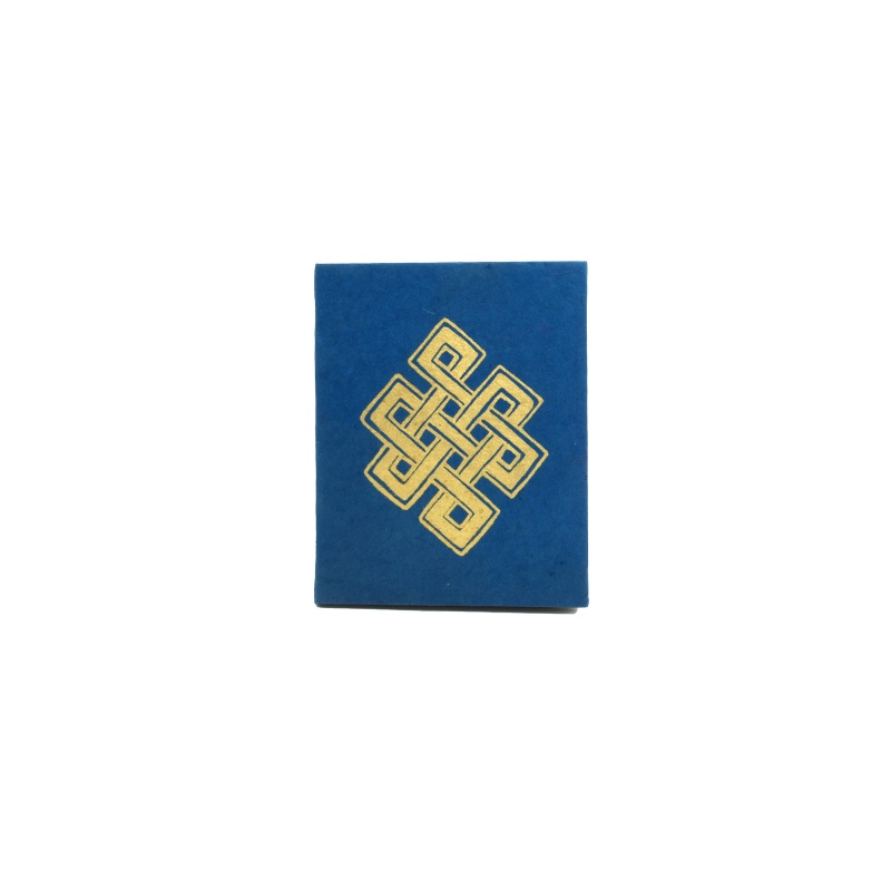 Carnet de note Noeud sans fin - lokta papier Carnet de note Noeud sans fin - lokta papier