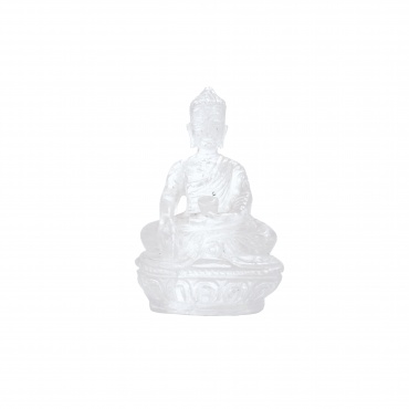 Bouddha Shakyamuni mudra prise de la terre à témoin en cristal de roche
