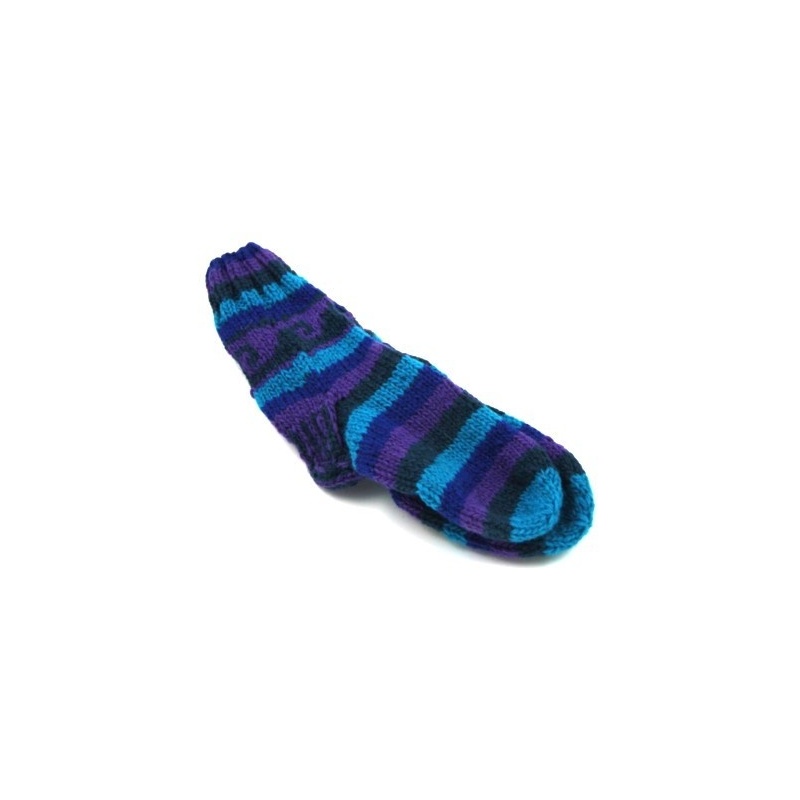 Chaussette bleu violet Chaussette bleu violet