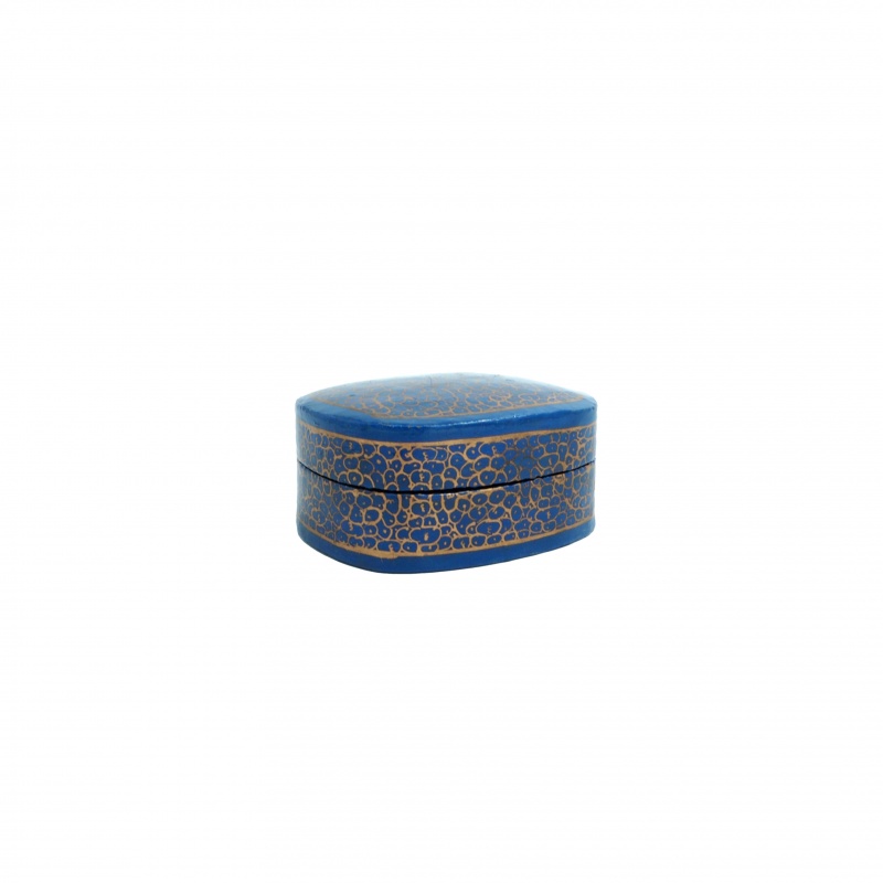 Boîte à bijoux bleu ciel et or Boîte à bijoux bleu ciel et or