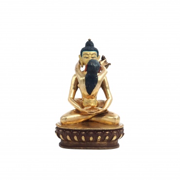 Statue de Bouddha Samantabhadra et sa parèdre Samantabhadri