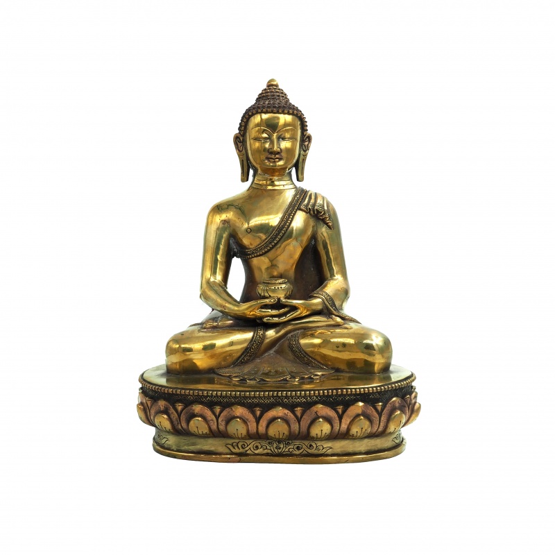 Statue de Bouddha Amitabha en cuivre Statue de Bouddha Amitabha en cuivre