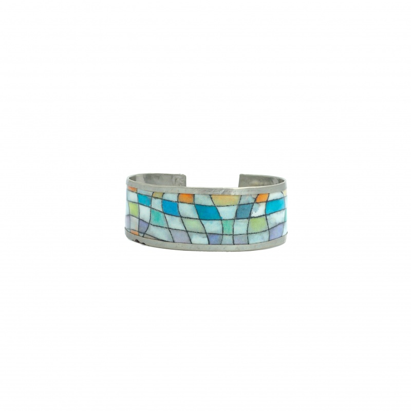 Bracelet crétois en émaux et argent Bracelet crétois en émaux et argent
