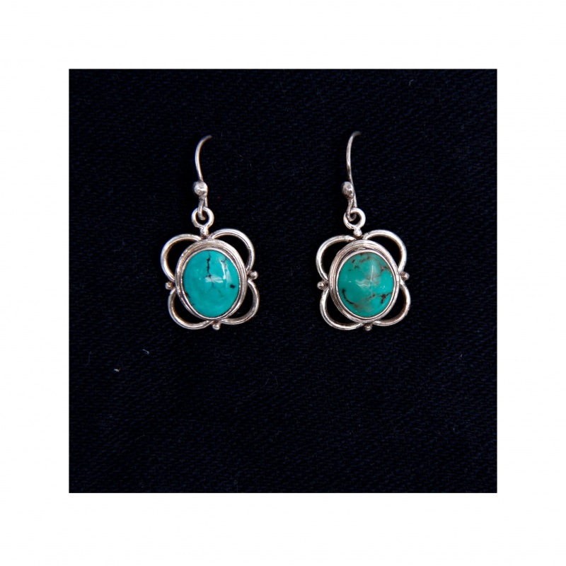 Boucles d'oreilles en turquoise Boucles d'oreilles en turquoise