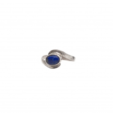 Bague originale argent et lapis lazuli