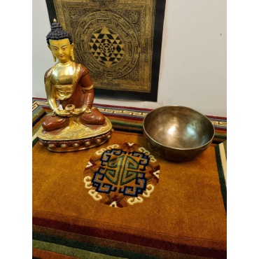 Tapis de laine tibétain...