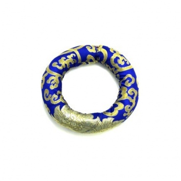 Anneau coussin rouge bol chantant tibétain