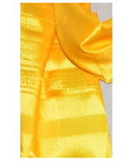 Echarpe tibétaine Kata jaune