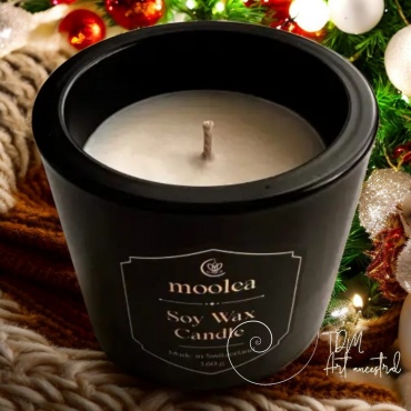 Bougie cire de soja Bois de...