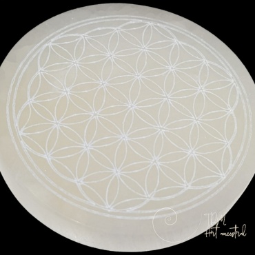 Plaque de sélénite Fleur de...