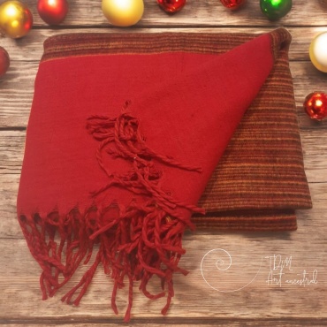 Châle Couverture 100% Laine...