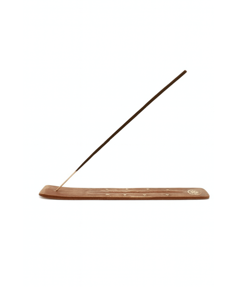 Porte-Encens en Bois Naturel – Accessoire Zen & Décoration