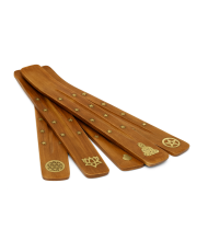 Porte-Encens en Bois Naturel – Accessoire Zen & Décoration