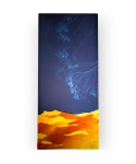Œuvre Paysage Spirituel – Dunes Dorées & Ciel Cyanotype