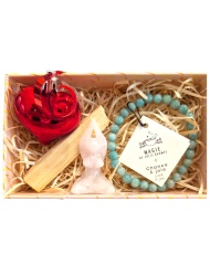 Coffret de Noël - Joie et Coeur - Bracelet et statuette