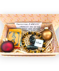 Coffret de Noël - Joie et Coeur - Bracelet et statuette