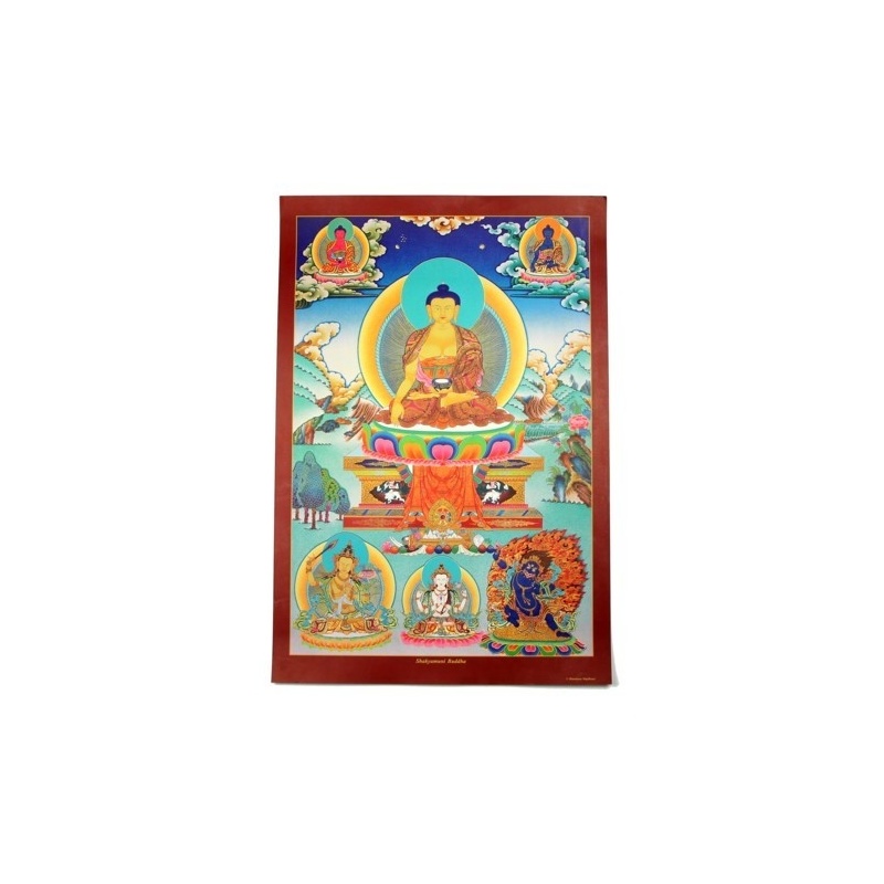 Shakyamuni affiche tanka Shakyamuni affiche tanka