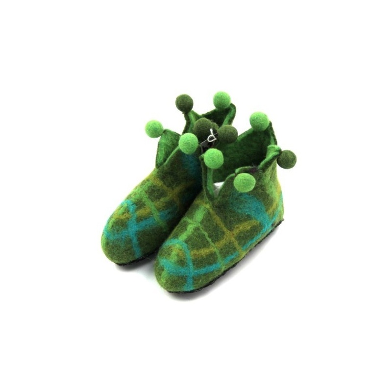 Pantoufles lutin vert 24 Pantoufles lutin vert 24