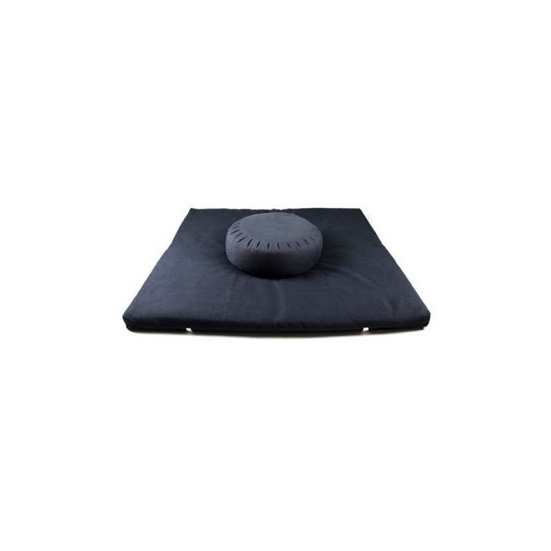 Zabuton et Coussin noir réglisse Zabuton et Coussin noir réglisse