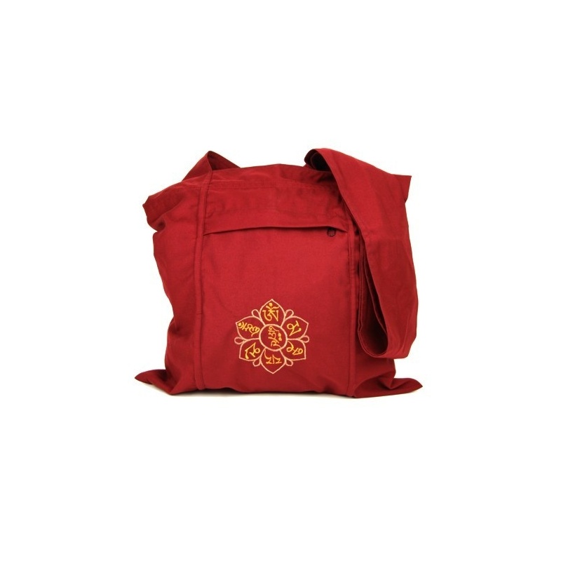 Sac moine bouddhiste rouge Mantra Sac moine bouddhiste rouge Mantra