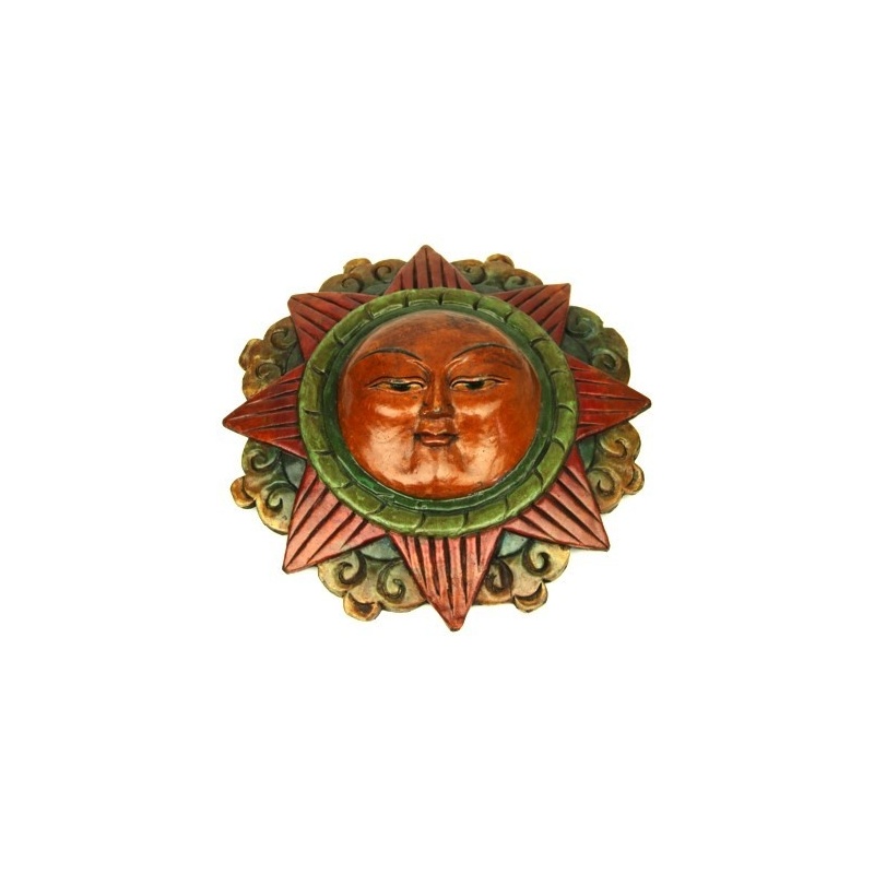 Masque soleil traditionnel tibétain Masque soleil traditionnel tibétain
