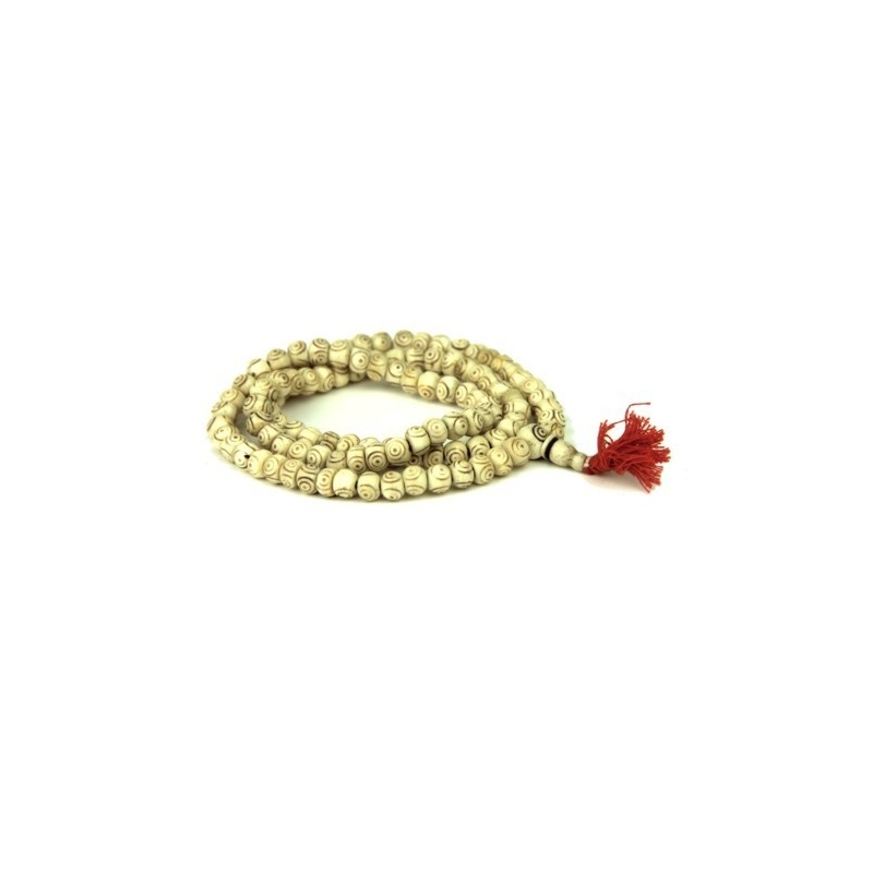 Mala tibétain coquillage blanc Mala tibétain coquillage blanc
