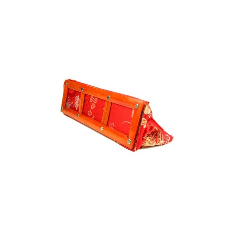 Porte texte - protège livre tibétain rouge Porte texte - protège livre tibétain rouge