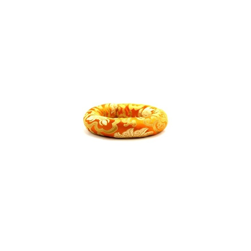 Anneau jaune bol chantant tibétain Anneau jaune bol chantant tibétain