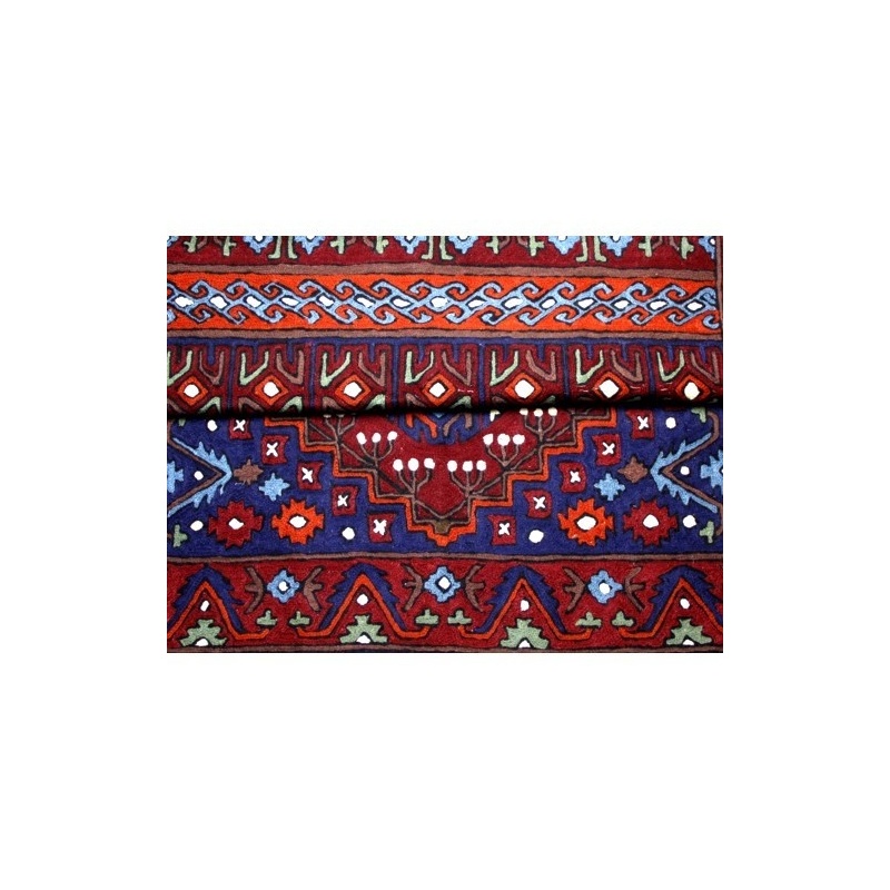 Tapis brodé Sud Népal Tapis brodé Sud Népal