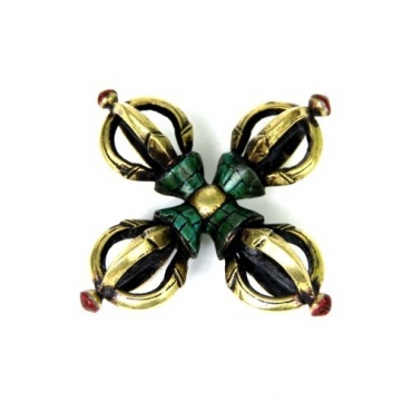 Vajra croisé laiton