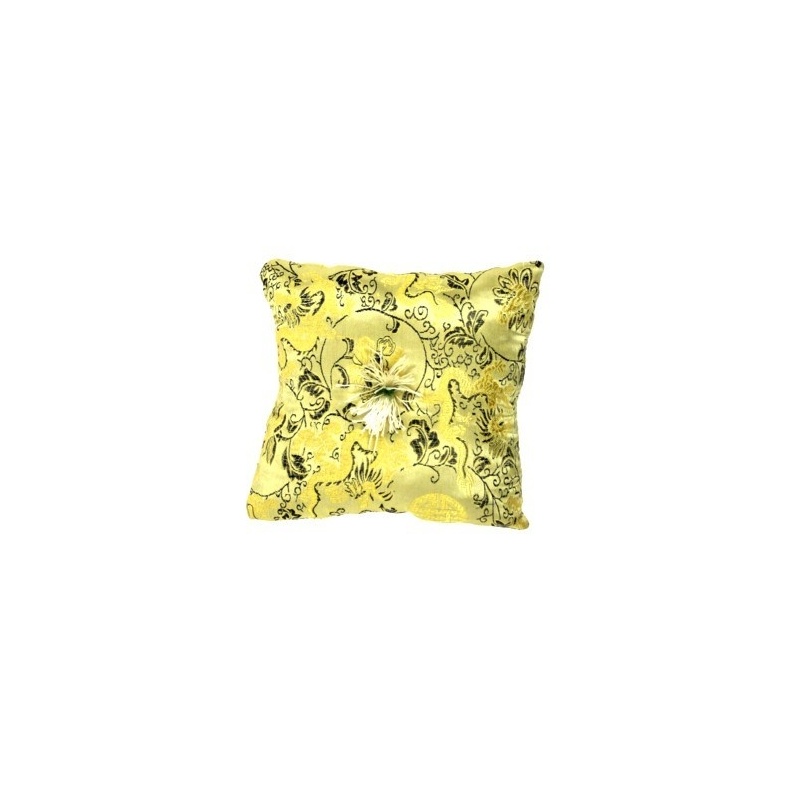 Coussin bol chantant or