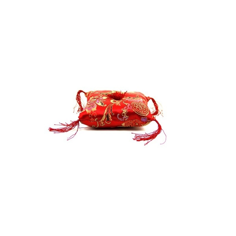 Petit Coussin bol chantant rouge Petit Coussin bol chantant rouge