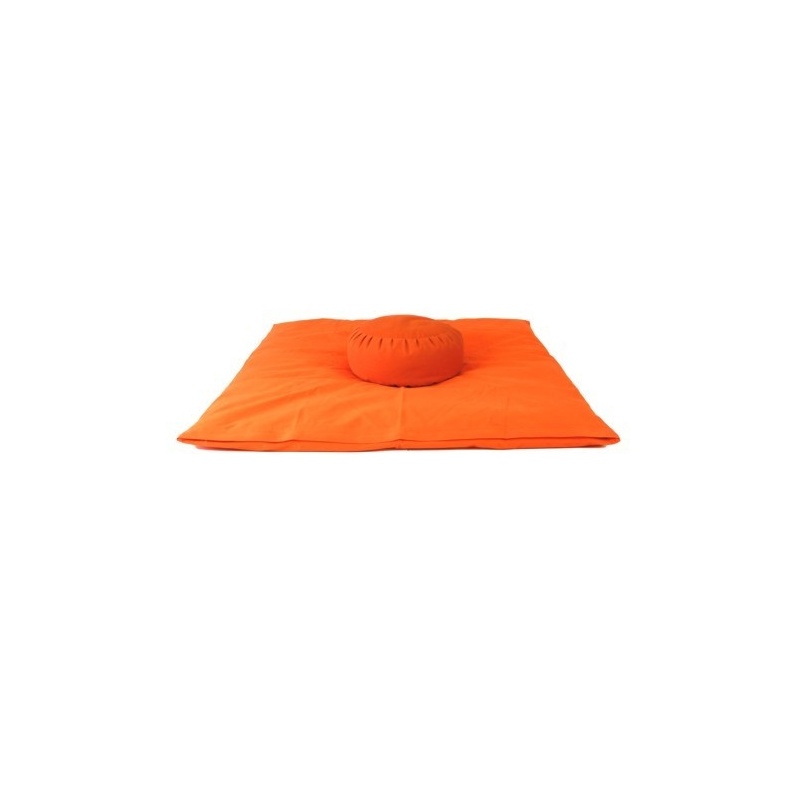 Zabuton et Coussin méditation orange Zabuton et Coussin méditation orange