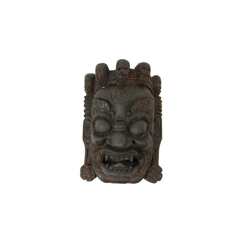 Masque Tibétain Grand Noir Masque Tibétain Grand Noir