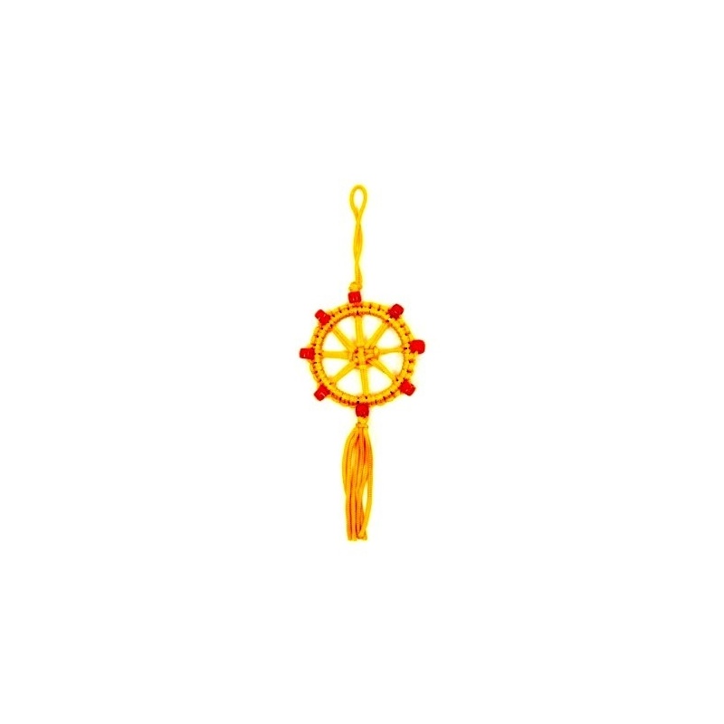 Porte-Bonheur bouddhiste jaune Porte-Bonheur bouddhiste jaune