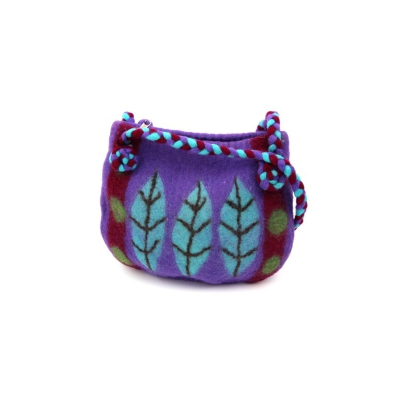 Sac violet déco Sac violet déco