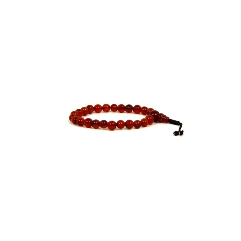 Bracelet en pierre cornaline Bracelet en pierre cornaline