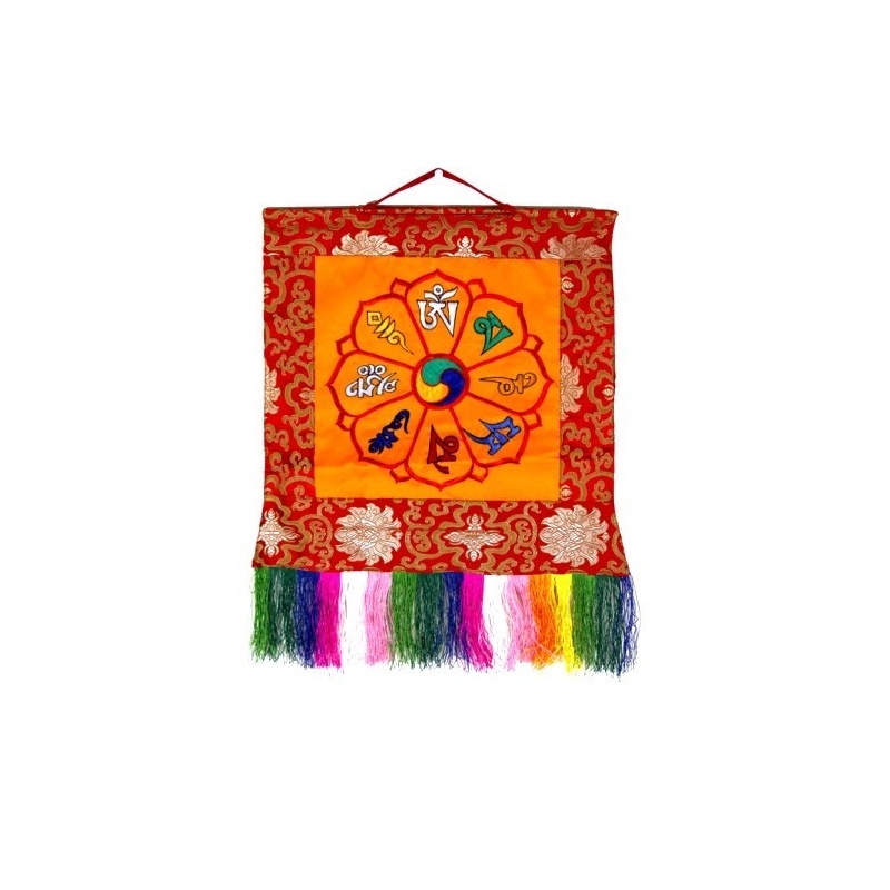 Broderie tibétaine mantra Broderie tibétaine mantra