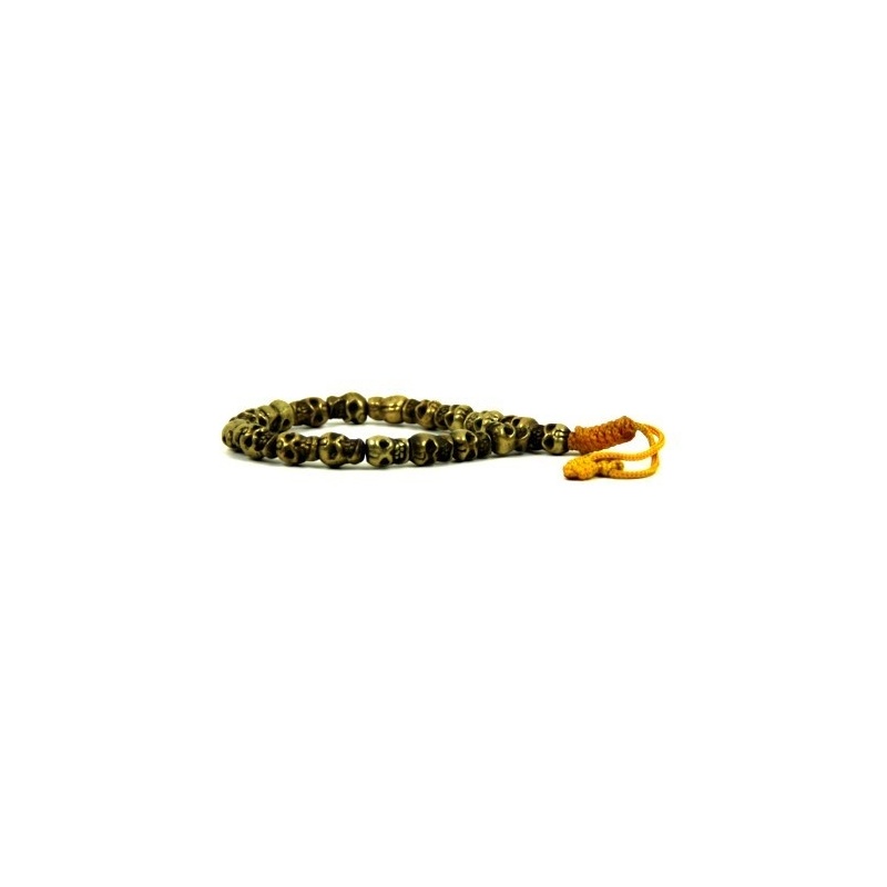 Bracelet tête de mort en laiton Bracelet tête de mort en laiton